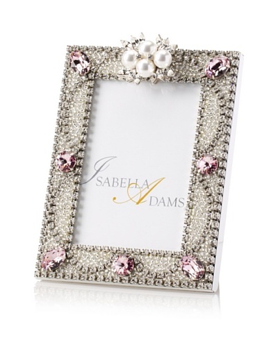 Isabella Adams 3.5 x 5 Freshwater Pearl & Swarovski Crystal Picture Frame, June