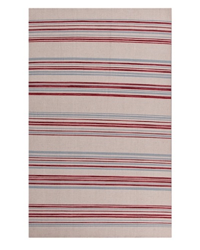 Jaipur Rugs Flat Weave Stripe Pattern Wool Handmade Rug