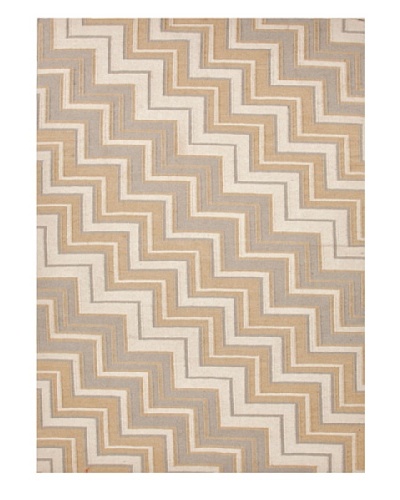 Jaipur Rugs Hand-Made Geometric-Pattern Wool Flat-Weave Rug