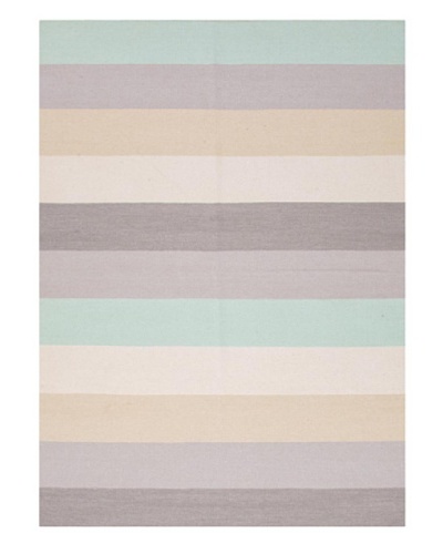 Jaipur Rugs Hand-Made Stripe-Pattern Wool Flat-Weave Rug