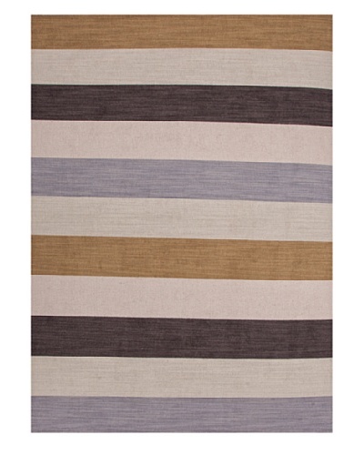 Jaipur Rugs Flat Weave Stripe Pattern Wool Handmade Rug