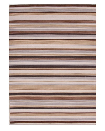 Jaipur Rugs Flat Weave Stripe Pattern Wool Handmade Rug