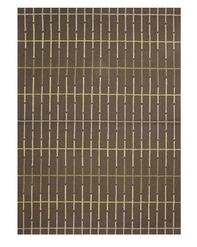 Jaipur Rugs In Line Indoor/Outdoor Rug [Brown/Leaf Green]