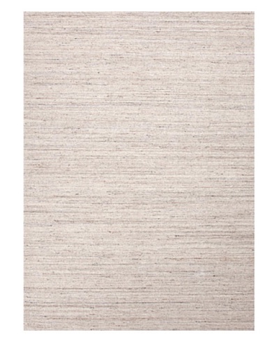 Jaipur Rugs Handloom Solid Rug, Ivory/Taupe, 2′ x 3′