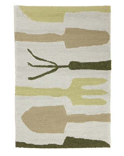 Jaipur Rugs Green Thumb Indoor/Outdoor Rug [Tan/Green]