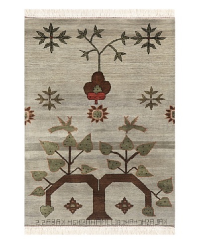 Jaipur Rugs Oriental Hand-Knotted Rug, Multi, 4′ x 6′