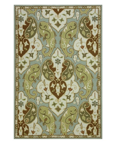 Jaipur Rugs Hoja Hand Hooked Rug [Sea Blue/Ice Blue]