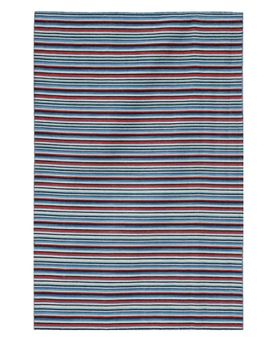 Jaipur Rugs Flat Weave Stripe Pattern Wool Handmade Rug