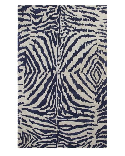 Jaipur Rugs Hand-Tufted Rug, Spa Blue/Deep Navy, 5' x 8'