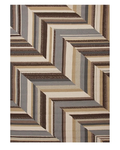 Jaipur Rugs Stair Stripe Indoor/Outdoor Rug [Brown/Multi]