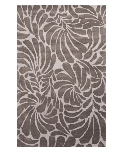 Jaipur Rugs Hand-Tufted Rug, Nickel/Liquorice, 5′ x 8′