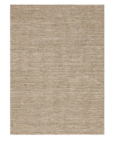 Jaipur Rugs Naturals Solid Pattern Jute Rug, Ivory/White, 3' 6 x 5' 6