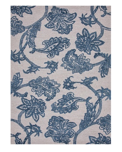 Jaipur Rugs Hand-Tufted Floral Rug, Ivory/Blue, 5' x 8'