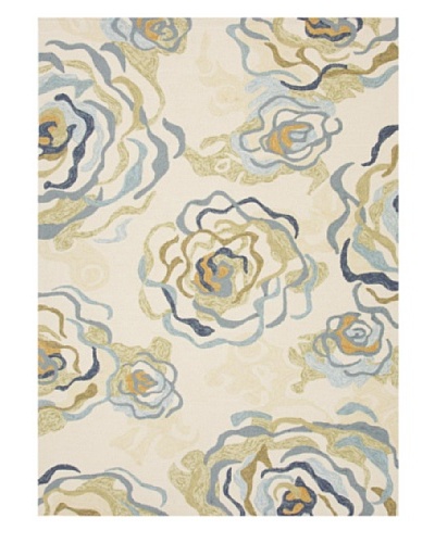 Jaipur Rugs Floraline Indoor/Outdoor Rug [Blue/Green]