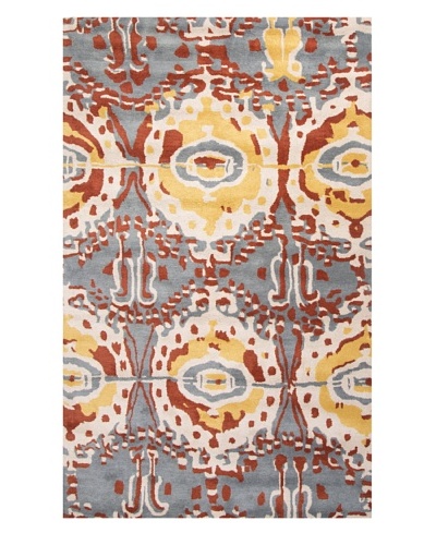 Jaipur Rugs Hand-Tufted Rug, Smoke Blue/Golden Apricot, 5′ x 8′