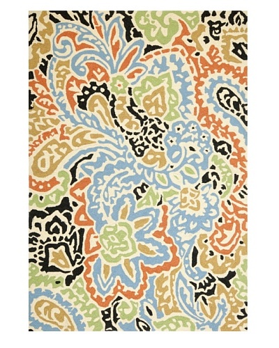 Jaipur Rugs Flores Hand Hooked Rug [Cloud White]