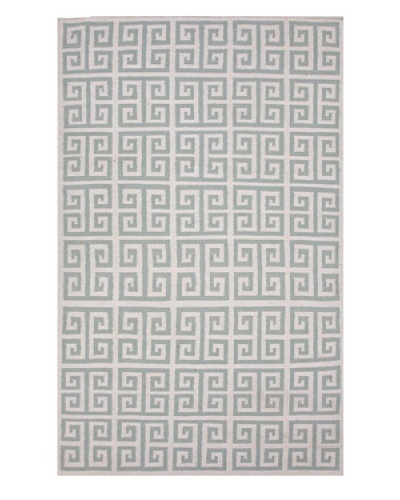 Jaipur Rugs Handmade Flat Weave Geometric Rug [Blue/Grey]