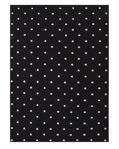 Jaipur Rugs Handmade Flat Weave Geometric Rug [Black]