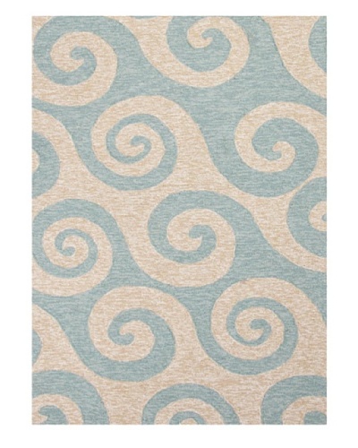 Jaipur Rugs Inc. Coastal Pattern Blue Indoor/Outdoor Rug [Blue]