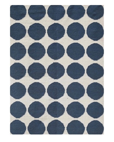 Jaipur Rugs Handmade Flat Weave Geometric Rug [Blue]