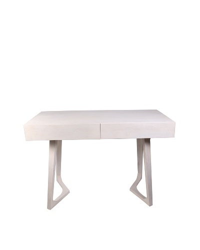 Jamie Young Haven Bent-Leg Desk, Whitewash