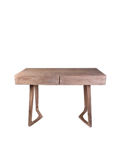 Jamie Young Haven Bent-Leg Desk, Limewash