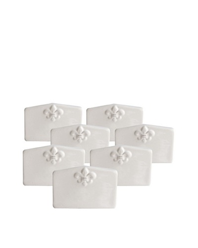 Jay Imports Fleur De Lys 7-piece Place Card Set