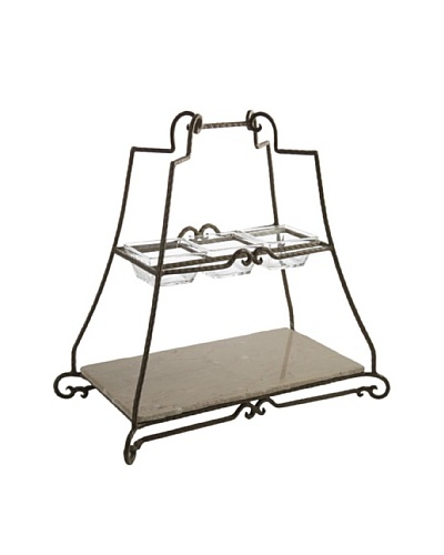 Jay Imports Mendocino Rectangular 2-Tier Server