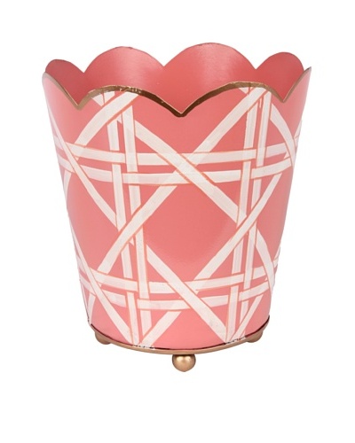 Jayes Cane Pink Small Decorative Cachepot