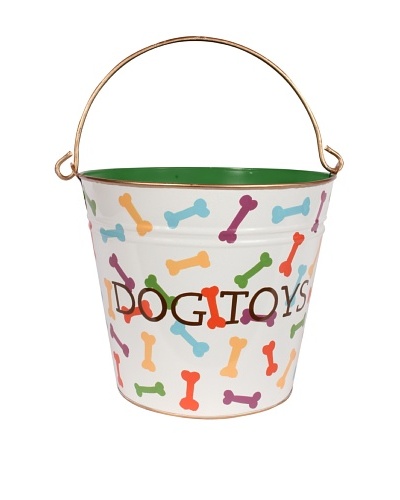 Jayes Dog Bones Multi Color Dog Toys Pail