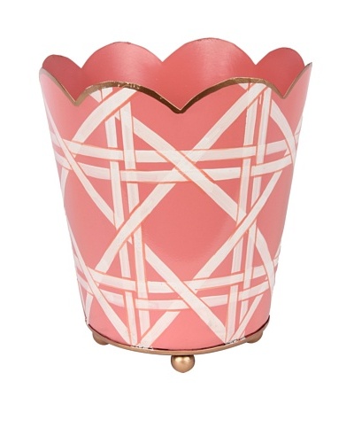 Jayes Cane Pink Decorative Cachepot