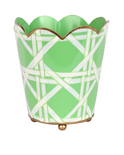 Jayes Cane Green Decorative Cachepot