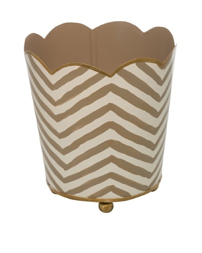 Jayes Kenya Taupe Decorative Cachepot