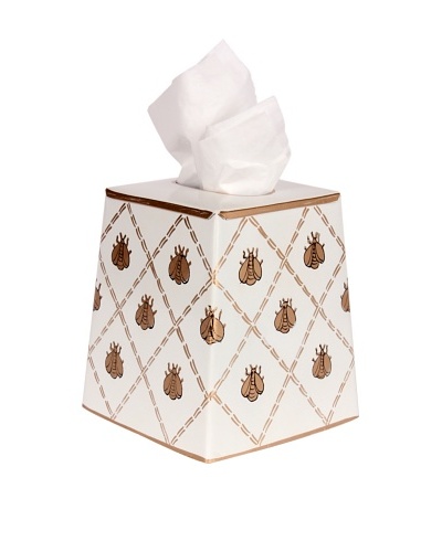 Jayes French Bee Cream & Gold Tissue Cover