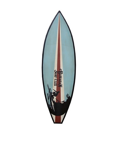 Jeffan Wooden Surfboard, Blue River