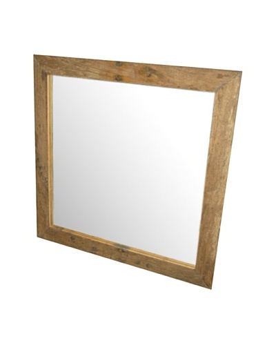 Jeffan Karel Square Mirror, Natural