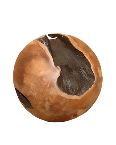 Jeffan Teak Ball Decoration