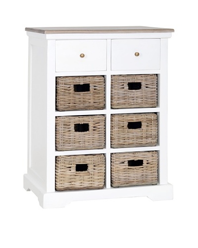 Jeffan Simone White Cabinet, White