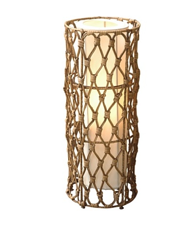 Jeffan Bethany Round Table Lamp, Natural