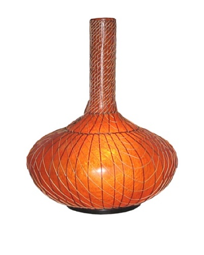 Jeffan International Longnest Standing Lamp, Orange, Medium