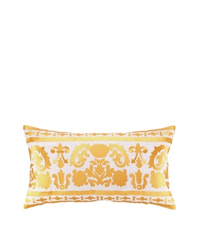 Jennifer Paganelli Lily Embellished Down Pillow, Gold, 14″ x 26″As You See