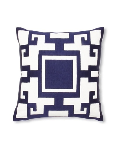 Jennifer Paganelli Kara Linen Pillow, Blue, 16 x 16As You See