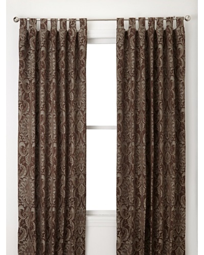 Jennifer Taylor Home Collection Set of 2 Tori Curtain Panels, Brown
