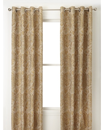 Jennifer Taylor Home Collection Set of 2 Kathleen Curtain Panels, Multi Golden