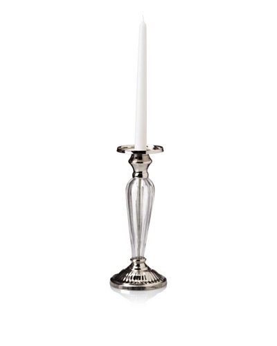 Jim Marvin Collection Candlestick, Silver/Clear