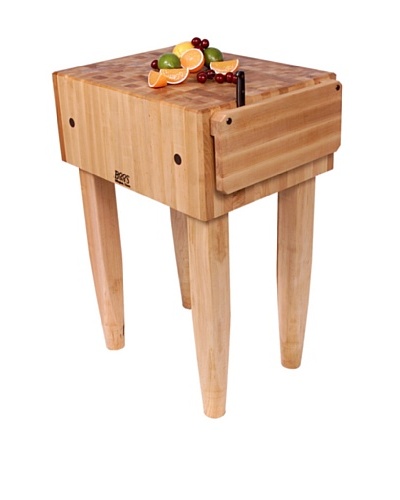 John Boos PCA Maple Butcher Block with Knife Holder