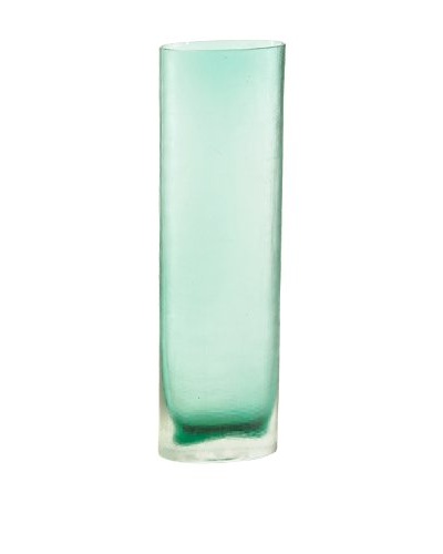 John Richards Collection Aquamarine Cross Cut Vase