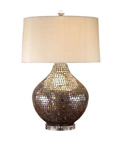 John-Richard Collection Metallic Mosaic Lamp