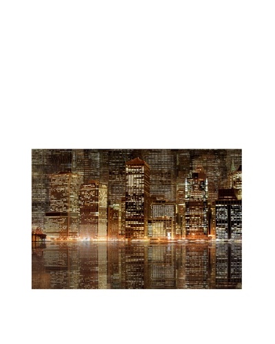 Jordan Carlyle City at Night on Canvas