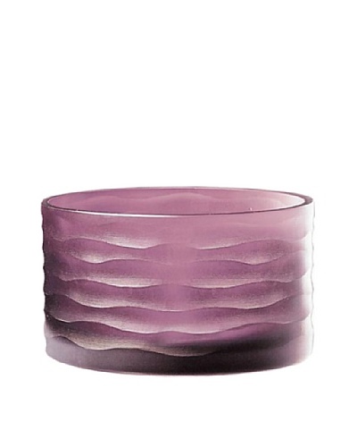 Jozefina Art Glass Kama Bowl, AmethystAs You See